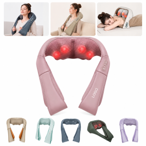 GlobalVolt Shiatsu Neck & Back Massager with Heat