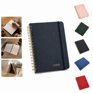 Hardcover Academic Weekly & Monthly Planner Spiral Notebook