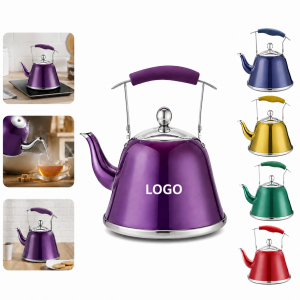 Large Capacity Stainless Steel Whistling Kettle for Induction and Gas Stoves