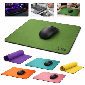 Stitched-Edge Fabric Mouse Pad - Multiple Color Options