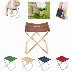 Reinforced Oxford Folding Camping Stool Chair